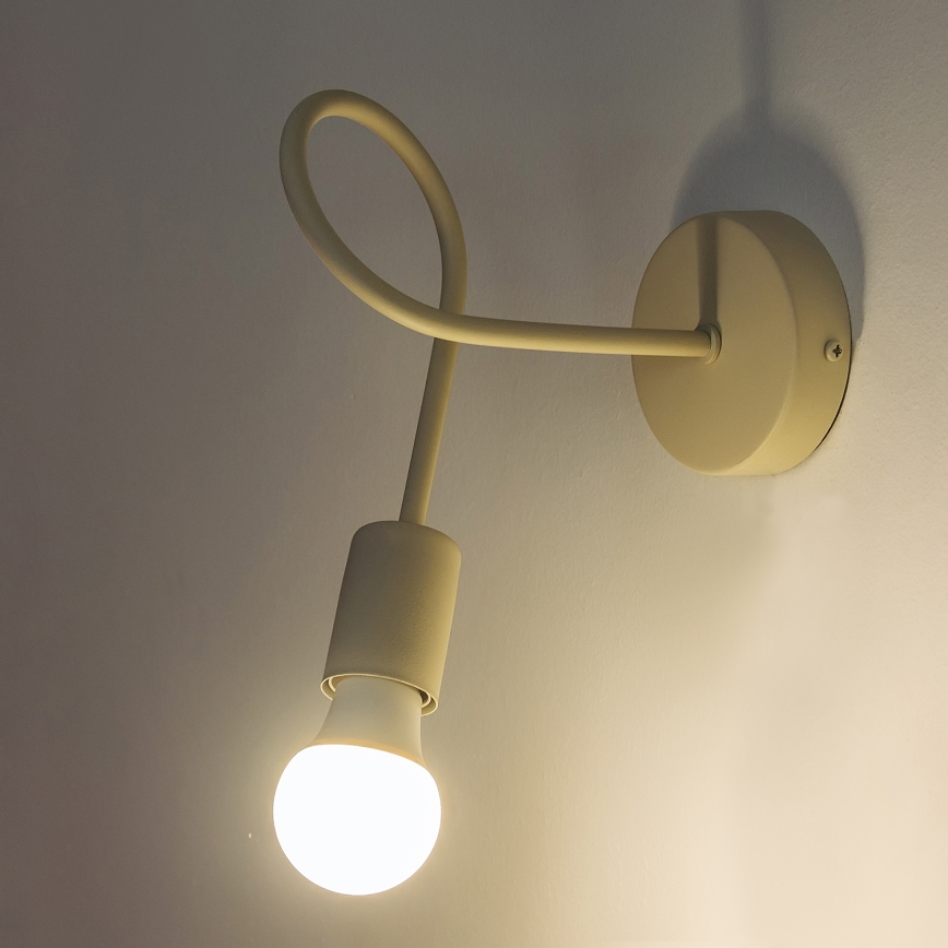 Wandlamp OXFORD 1xE27/15W/230V crème