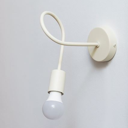 Wandlamp OXFORD 1xE27/15W/230V crème