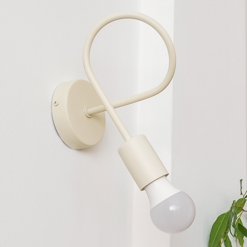 Wandlamp OXFORD 1xE27/15W/230V crèmekleurig