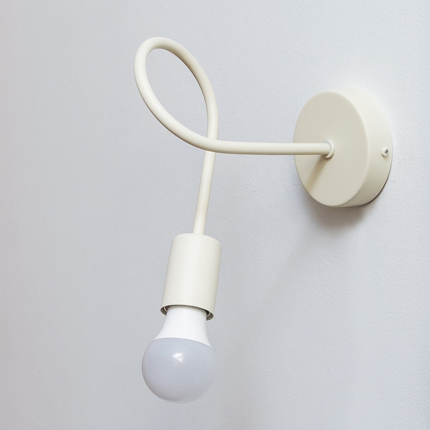 Wandlamp OXFORD 1xE27/15W/230V crèmekleurig