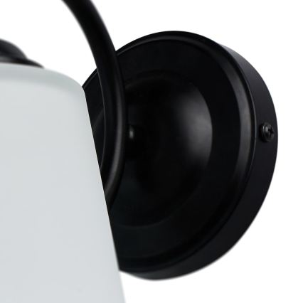 Wandlamp PAFOS 1xE27/15W/230V zwart