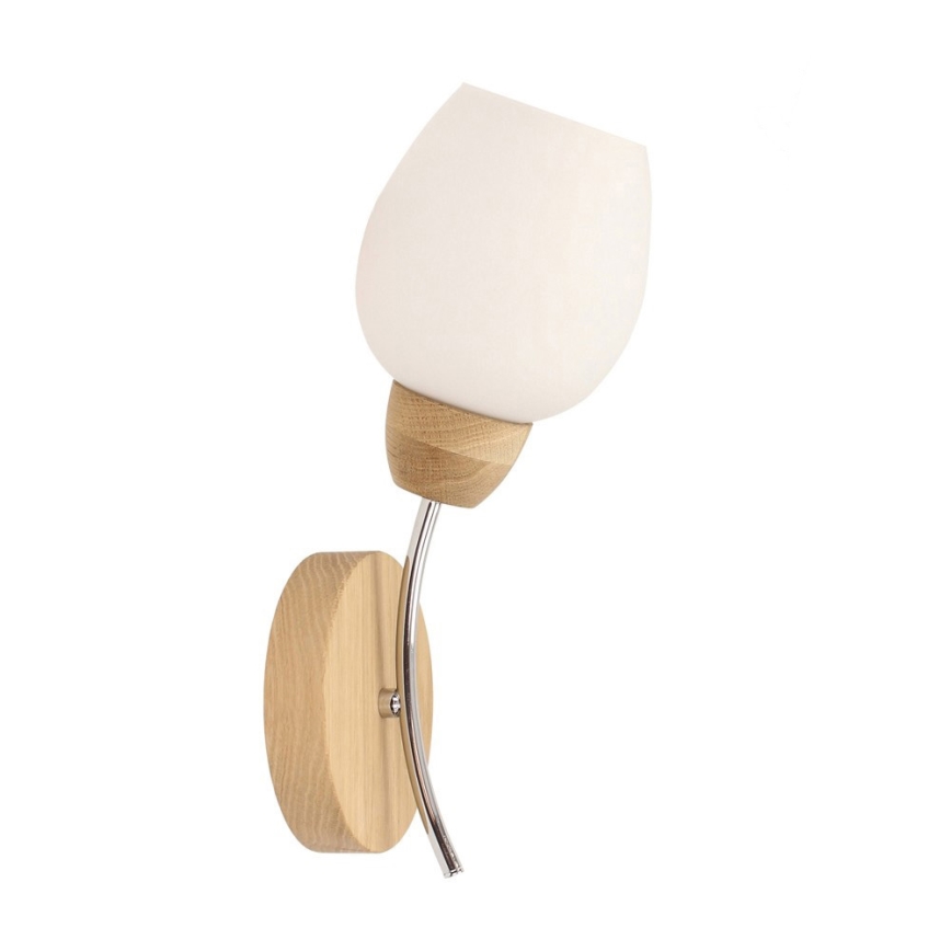 Wandlamp PARMA 1xE27/60W/230V eiken