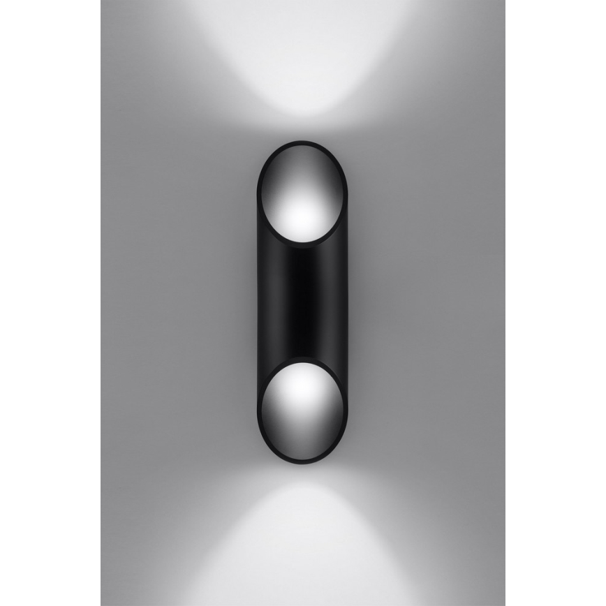 Wandlamp PENNE 30 1xG9/40W/230V zwart