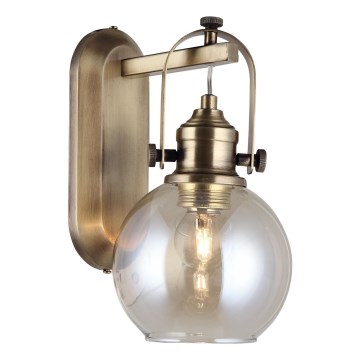 Wandlamp POLINO 1xE27/40W/230V bronskleurig