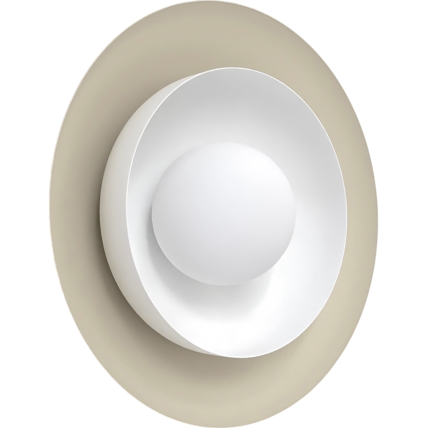 Wandlamp POPPI 1xG9/8W/230V beige/wit