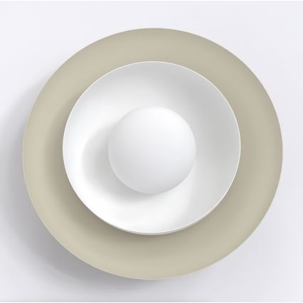 Wandlamp POPPI 1xG9/8W/230V beige/wit