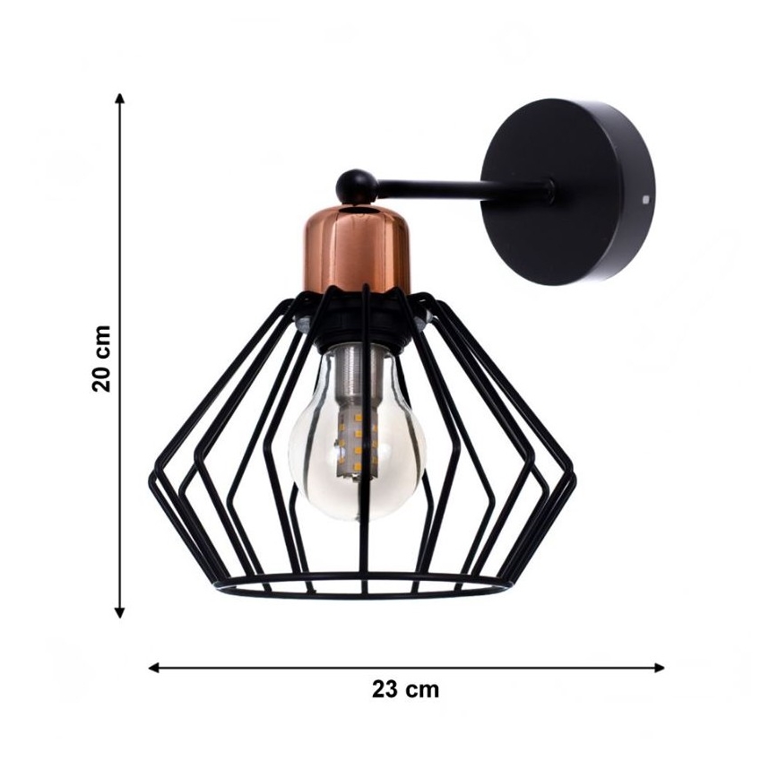 Wandlamp PORTO 1xE27/40W/230V