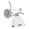 Wandlamp RETRO II 1xE27/60W/230V zilver