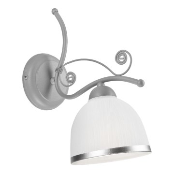 Wandlamp RETRO II 1xE27/60W/230V zilver