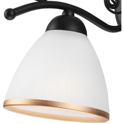 Wandlamp RETRO II 1xE27/60W/230V zwart mat
