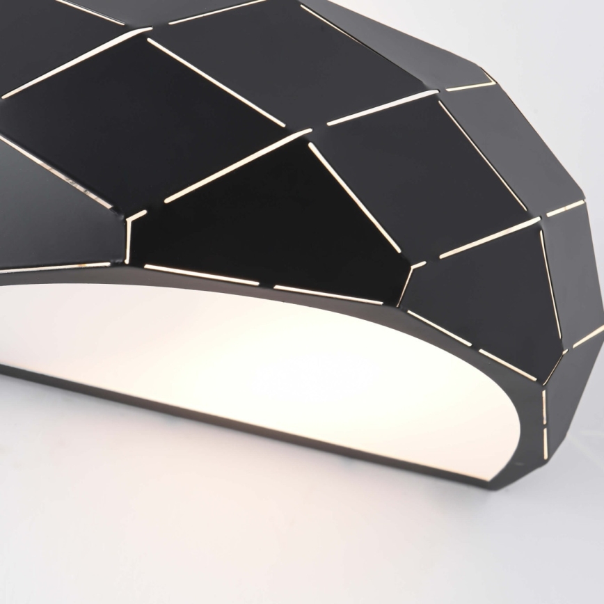 Wandlamp REUS 1xE27/40W/230V zwart