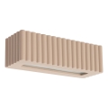 Wandlamp RIGATA 1xE27/15W/230V keramiek/taupe