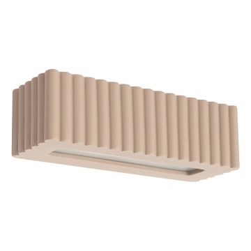 Wandlamp RIGATA 1xE27/15W/230V keramiek/taupe