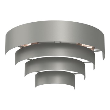 Wandlamp RINGS 2xE27/15W/230V grijs