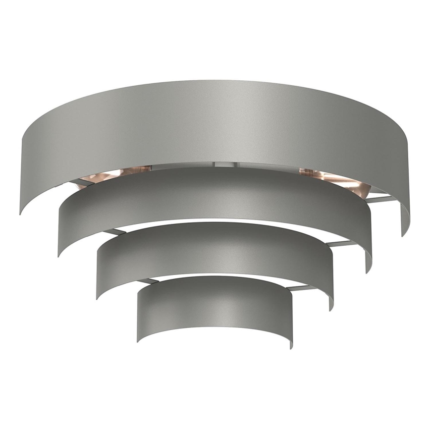 Wandlamp RINGS 2xE27/15W/230V grijs