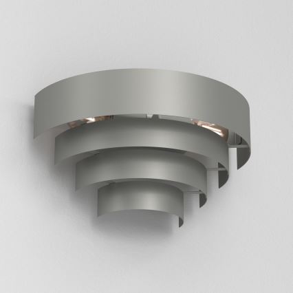 Wandlamp RINGS 2xE27/15W/230V grijs