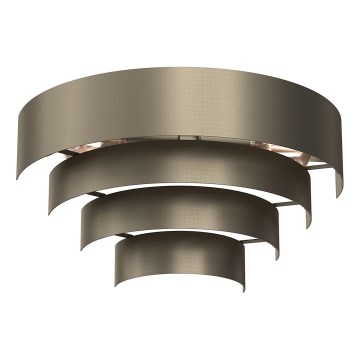 Wandlamp RINGS 2xE27/15W/230V messing