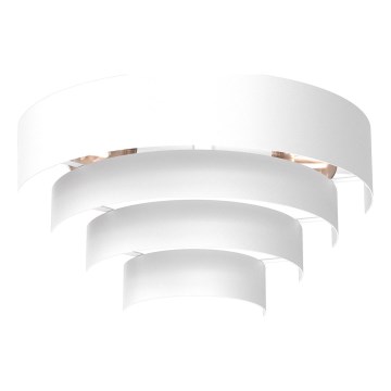 Wandlamp RINGS 2xE27/15W/230V wit