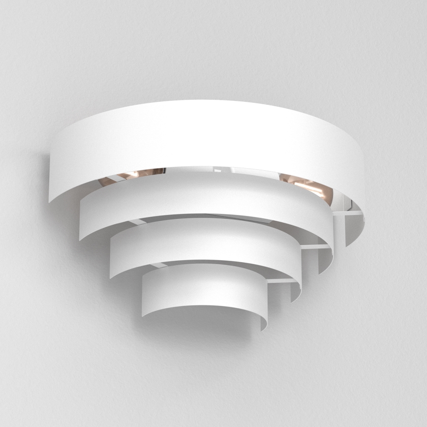 Wandlamp RINGS 2xE27/15W/230V wit