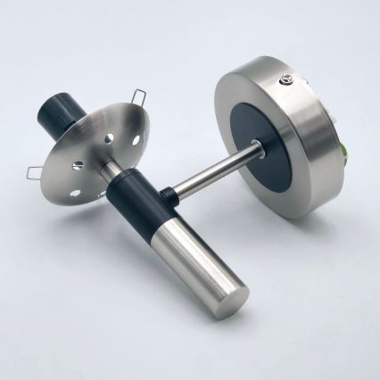 Wandlamp ROLLO 1xE14/5W/230V mat chroom/gerookt