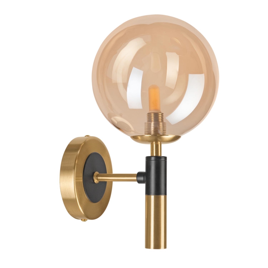 Wandlamp ROLLO 1xG9/5W/230V goud/gerookt beige