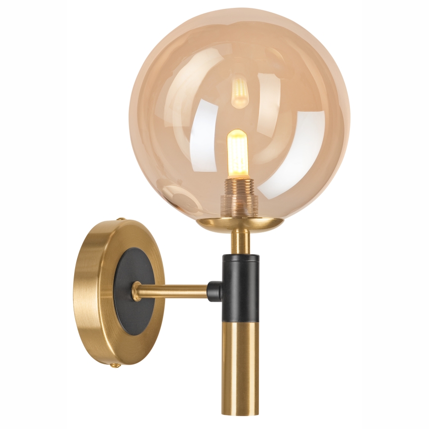 Wandlamp ROLLO 1xG9/5W/230V goud/gerookt beige
