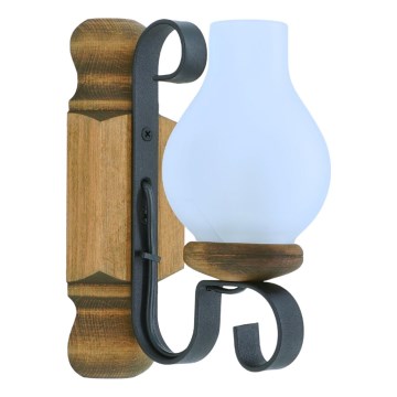 Wandlamp RUSTIC 1xE14/40W/230V beuken - FSC gecertificeerd