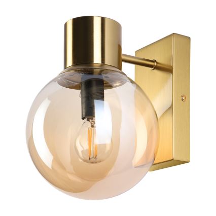 Wandlamp SFERIO 1xE14/5W/230V messing/rookbeige