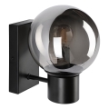 Wandlamp SFERIO 1xE14/5W/230V zwart/rookzwart