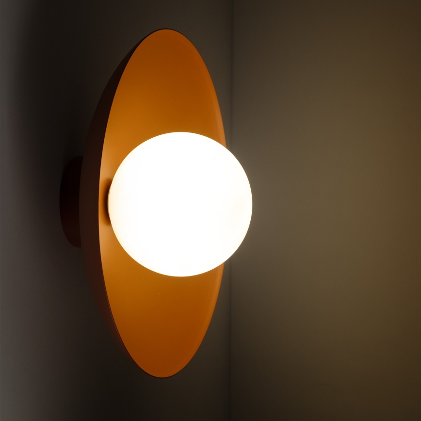 Wandlamp SLATE 1xG9/8W/230V diameter 28 cm baksteen