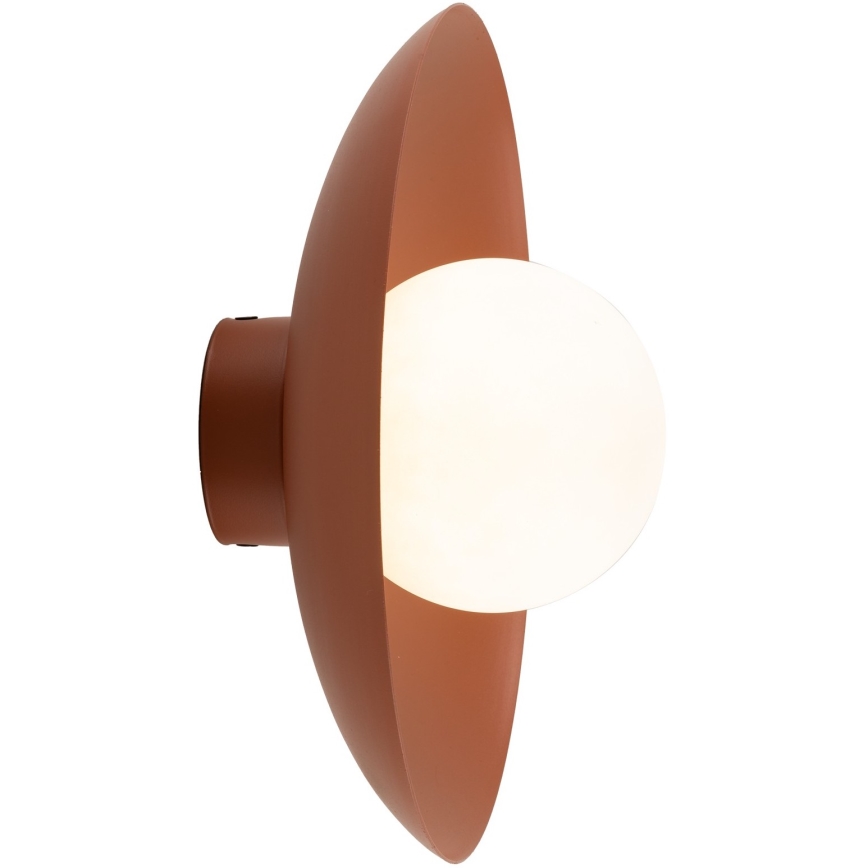 Wandlamp SLATE 1xG9/8W/230V diameter 28 cm baksteen