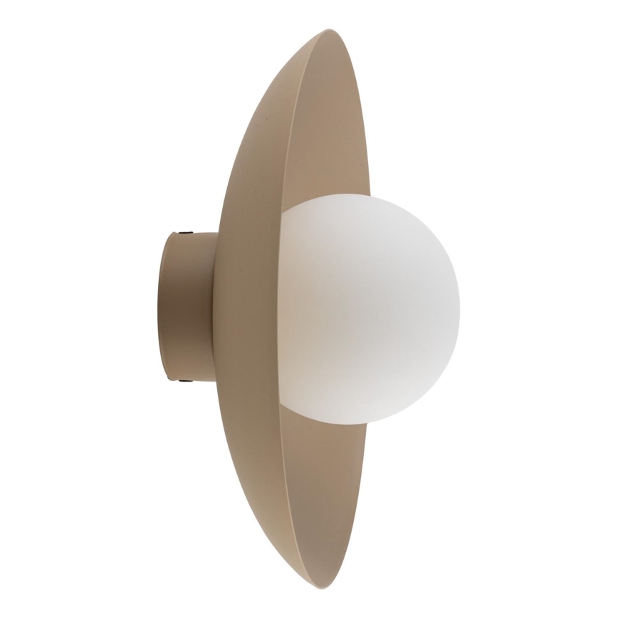 Wandlamp SLATE 1xG9/8W/230V diameter 28 cm beige