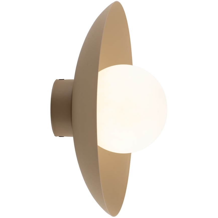 Wandlamp SLATE 1xG9/8W/230V diameter 28 cm beige