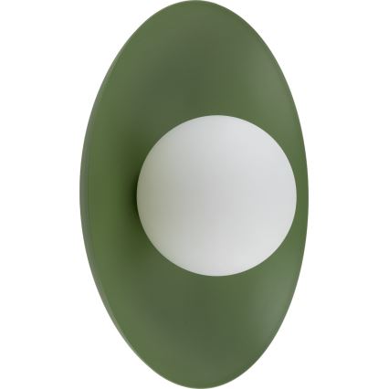 Wandlamp SLATE 1xG9/8W/230V diameter 28 cm groen