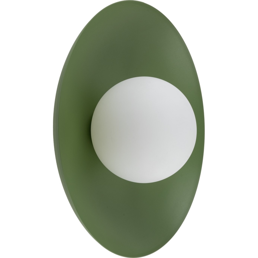 Wandlamp SLATE 1xG9/8W/230V diameter 28 cm groen