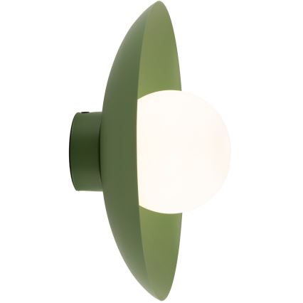 Wandlamp SLATE 1xG9/8W/230V diameter 28 cm groen