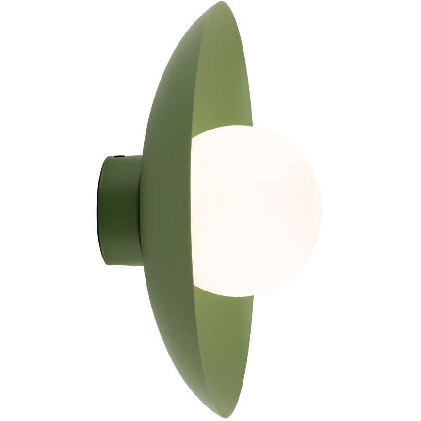 Wandlamp SLATE 1xG9/8W/230V diameter 28 cm groen