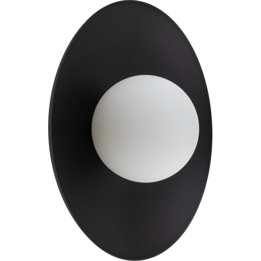 Wandlamp SLATE 1xG9/8W/230V diameter 28 cm zwart