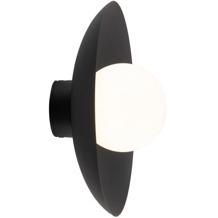 Wandlamp SLATE 1xG9/8W/230V diameter 28 cm zwart