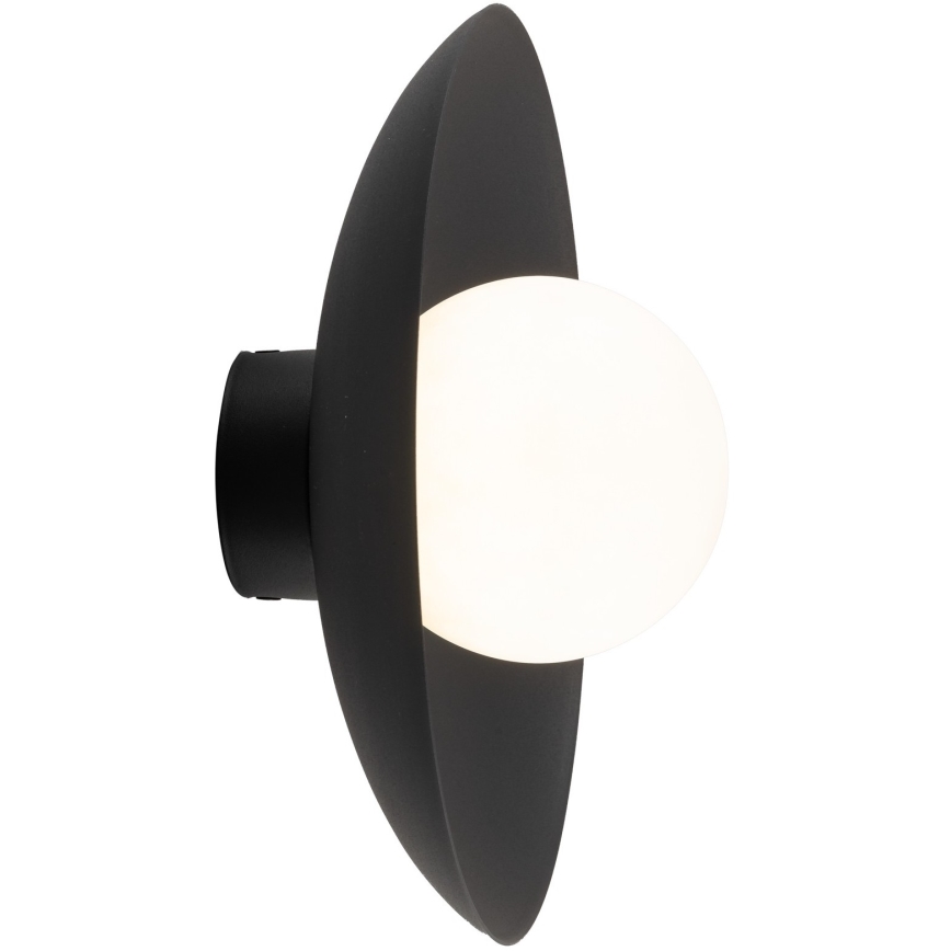 Wandlamp SLATE 1xG9/8W/230V diameter 28 cm zwart