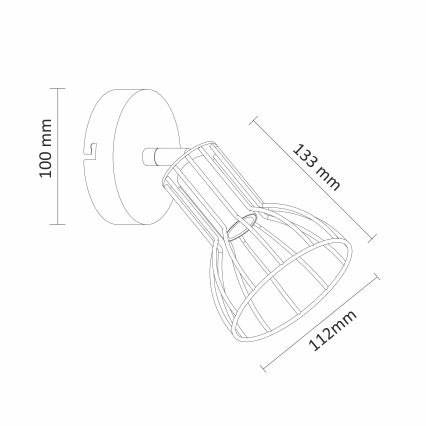 Wandlamp SOFIA 1xE14/8W/230V