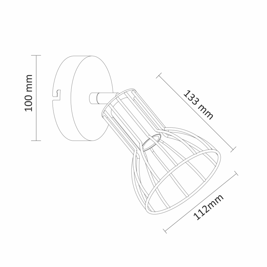 Wandlamp SOFIA 1xE14/8W/230V