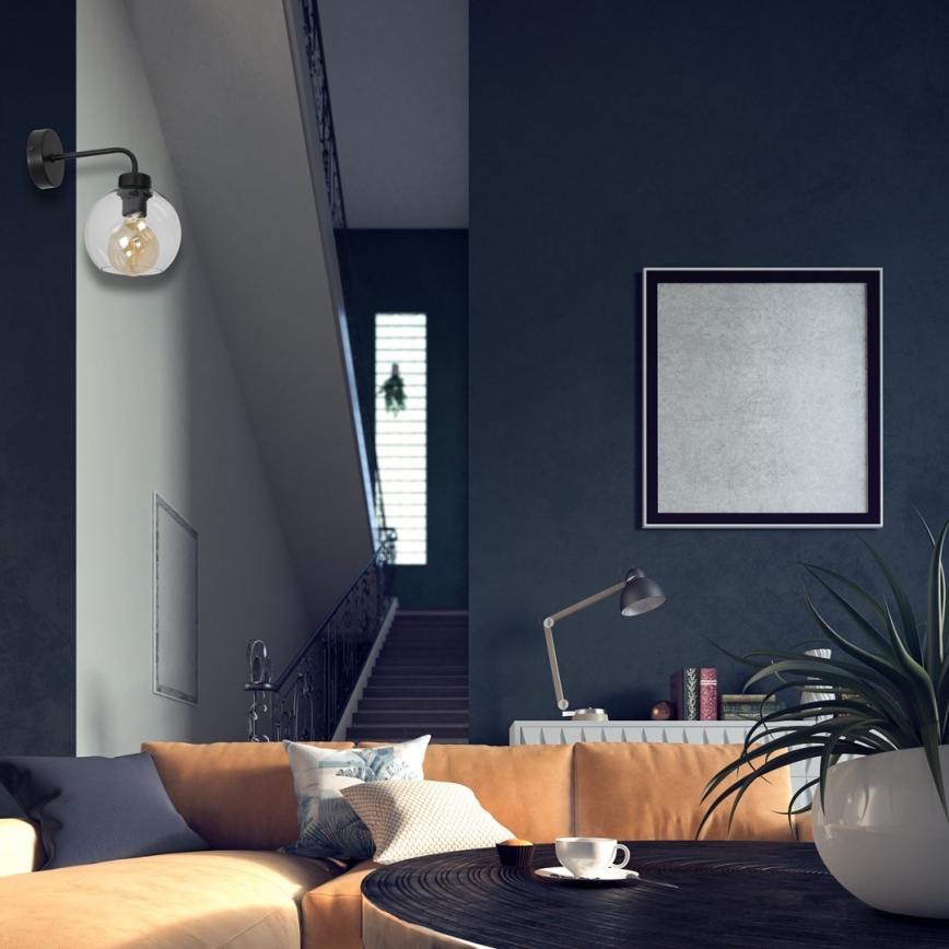Wandlamp SOFIA 1xE27/60W/230V doorzichtig