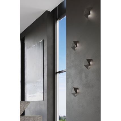 Wandlamp SOLIDO 2xG9/40W/230V zwart