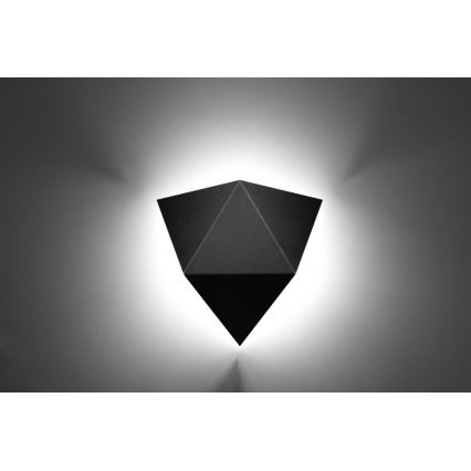 Wandlamp SOLIDO 2xG9/40W/230V zwart