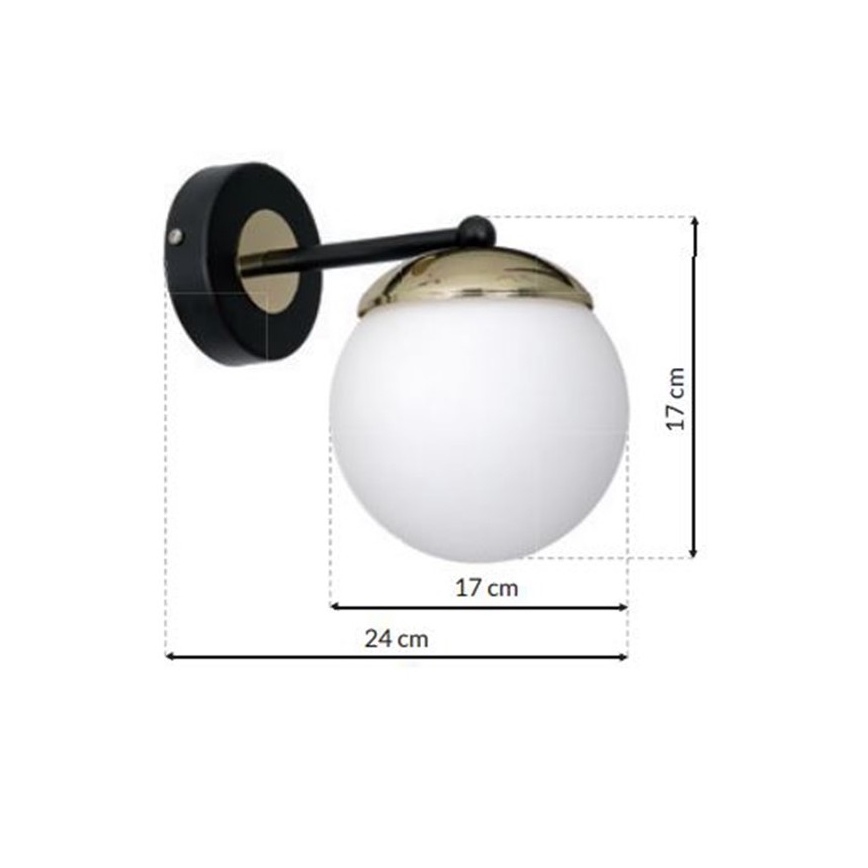 Wandlamp SPARTA 1xE14/40W/230V
