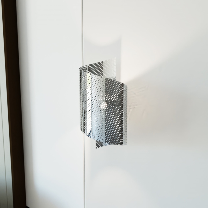 Wandlamp SPIRAL 1xG9/8W/230V mat chroom