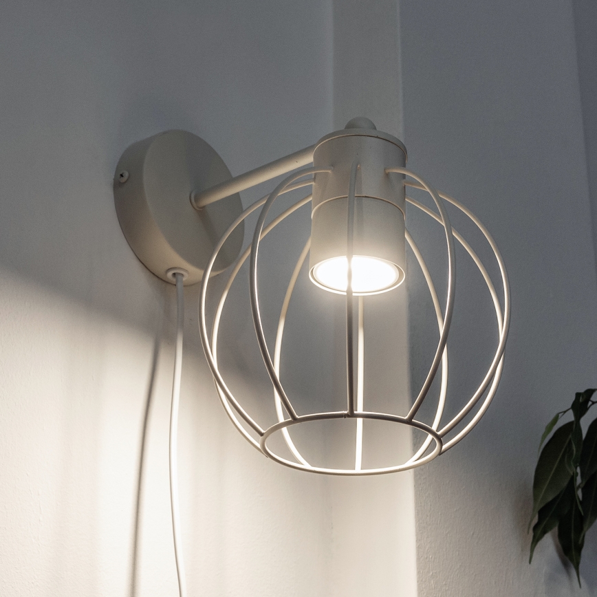 Wandlamp STARLIGHT 1xGU10/10W/230V crème