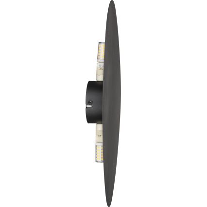 Wandlamp STONE 2xG9/8W/230V 30x39 cm zwart