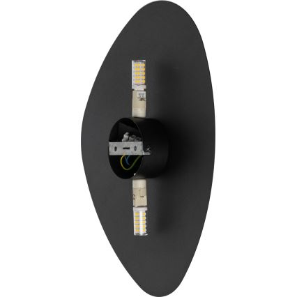 Wandlamp STONE 2xG9/8W/230V 30x39 cm zwart